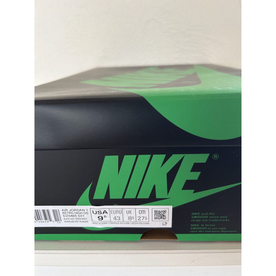 Jordan Brand（NIKE）(ジョーダン)のNIKE AIR JORDAN 1 LUCKY GREEN AJ1 US9.5 メンズの靴/シューズ(スニーカー)の商品写真