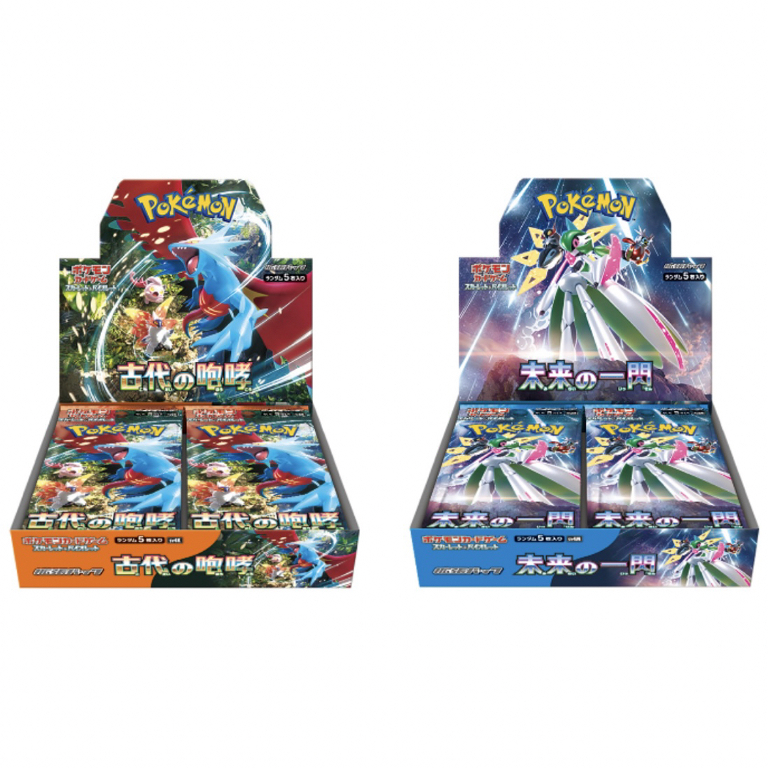 未来の一閃 古代の咆哮 各1box ポケモンカードゲーム エンタメ/ホビーのトレーディングカード(Box/デッキ/パック)の商品写真