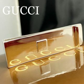 新品仕上 グッチ GUCCI スクエア ロゴ マネークリップ シルバー 925