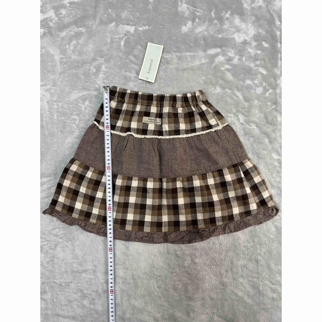 Biquette(ビケット)のスカート 120cm キムラタン ビケット Biquette ナチュラル キッズ/ベビー/マタニティのキッズ服女の子用(90cm~)(スカート)の商品写真