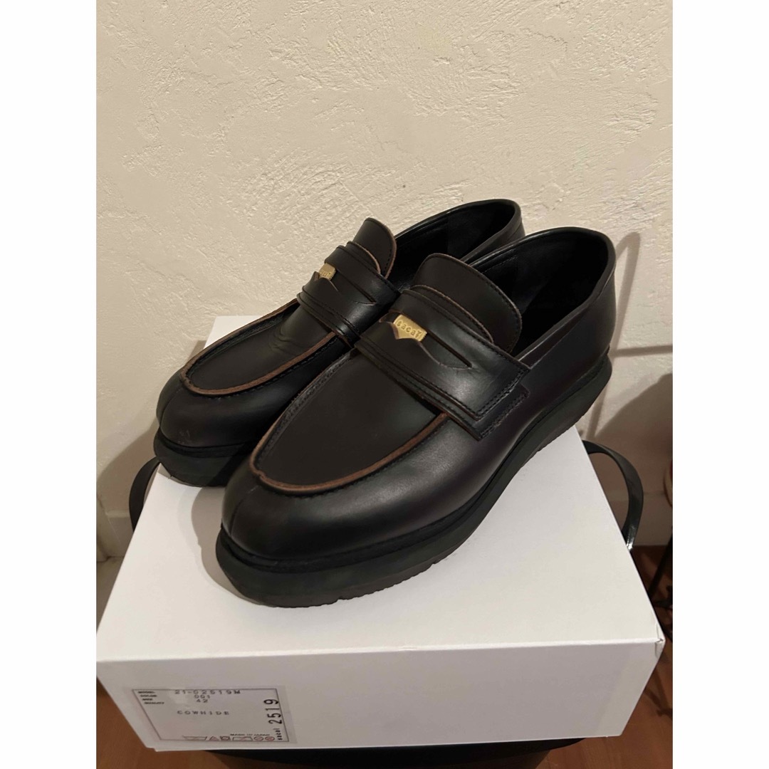 sacai 21ss コインローファー Double Loaferドレス/ビジネス