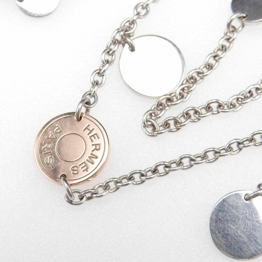 エルメス HERMES コンフェッティ ネックレス ロング シルバー ブランド