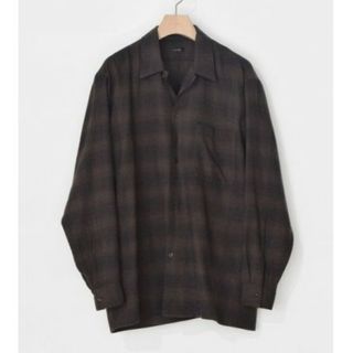 試着のみ、Yohji Yamamoto 18ss 4重襟 染めブラウス