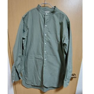 ボンクラ(BONCOURA)の【BONCOURA】バンドカラーシャツ デッドストック サロンリミテッド３８(シャツ)