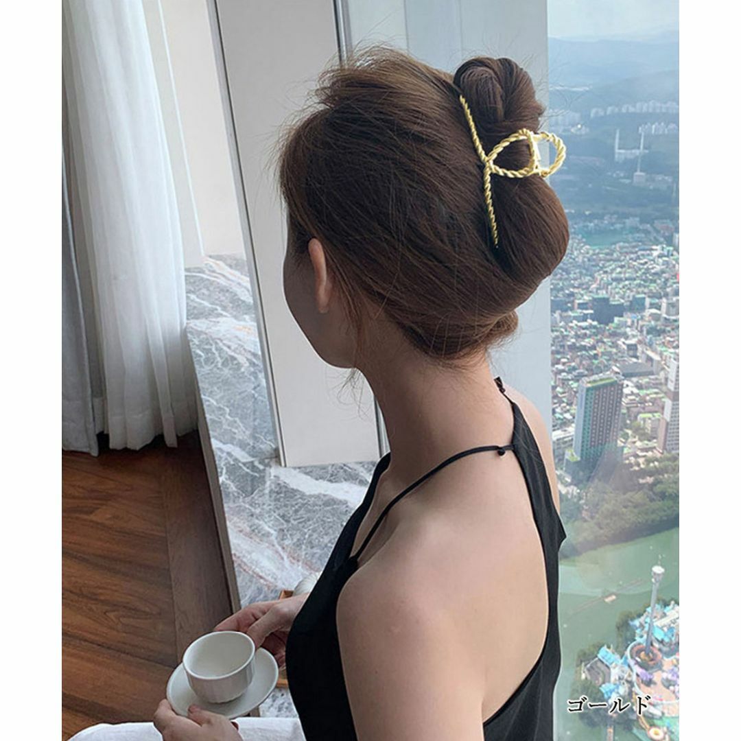 ◇バンスクリップ 韓国風 ヘアクリップ まとめ髪 ヘアアクセサリー レディースのヘアアクセサリー(バレッタ/ヘアクリップ)の商品写真