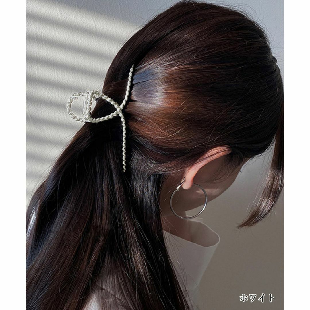 ◇バンスクリップ 韓国風 ヘアクリップ まとめ髪 ヘアアクセサリー レディースのヘアアクセサリー(バレッタ/ヘアクリップ)の商品写真