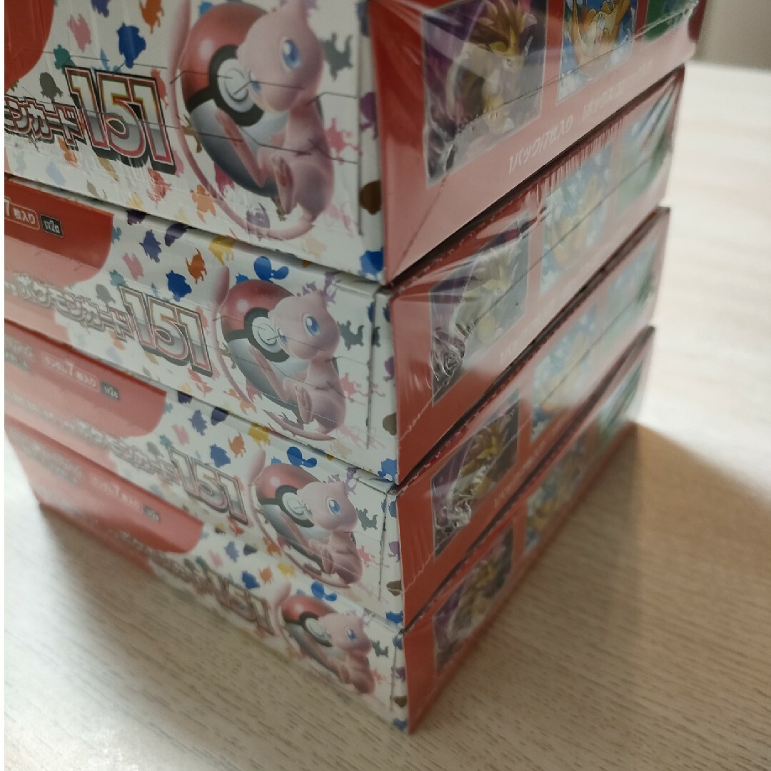 ポケモンカード 151 シュリンク付き 4BOX