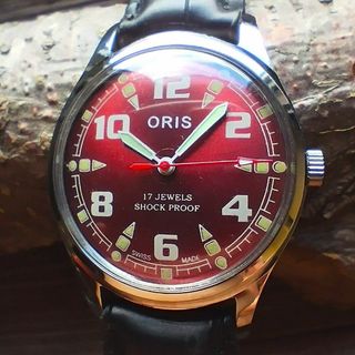 オリス(ORIS)の●美品！●オリス■ORIS 手巻き機械式ヴィンテージメンズ腕時計アンティーク即納(腕時計(アナログ))