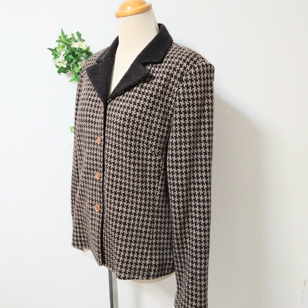 羊毛100％　極暖　ジャケット レディースのジャケット/アウター(テーラードジャケット)の商品写真