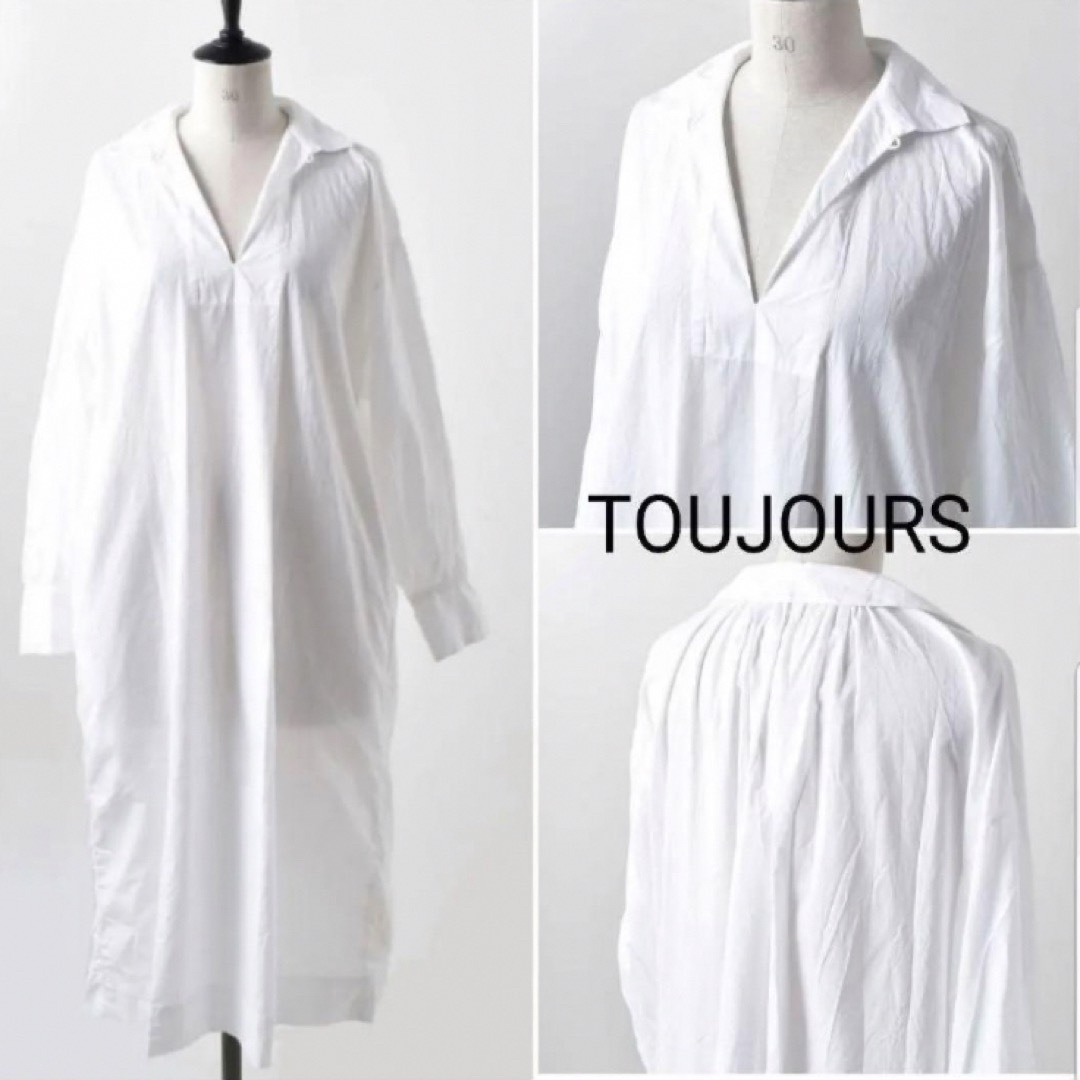 新品タグあり◇TOUJOURS(トゥジュー)シャツワンピースの通販 by 新品タグあり◇TOUJOURS(トゥジュー)シャツワンピースの通販 by