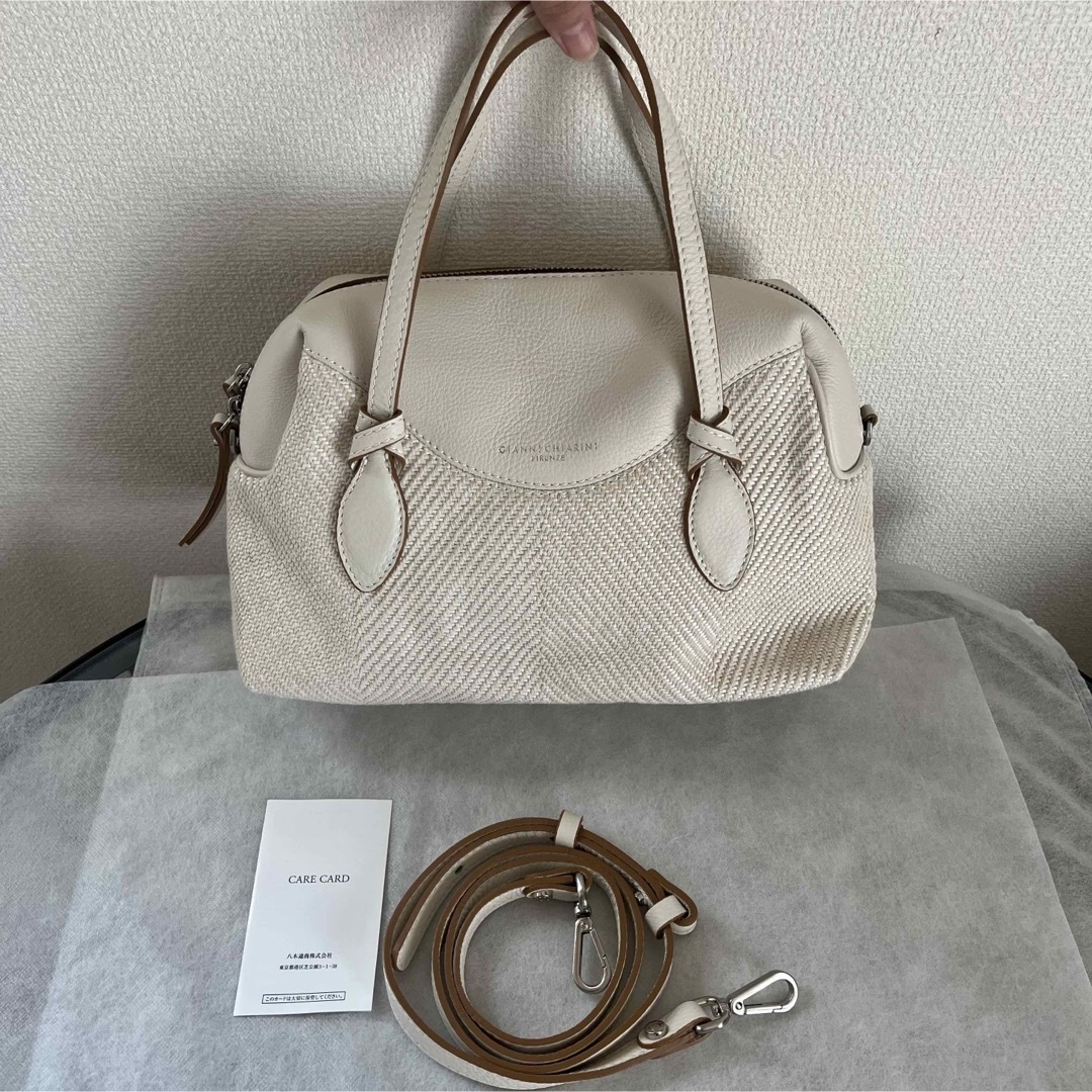 新品　GIANNI CHIARINI SAFARI 2-wayボストンバッグ