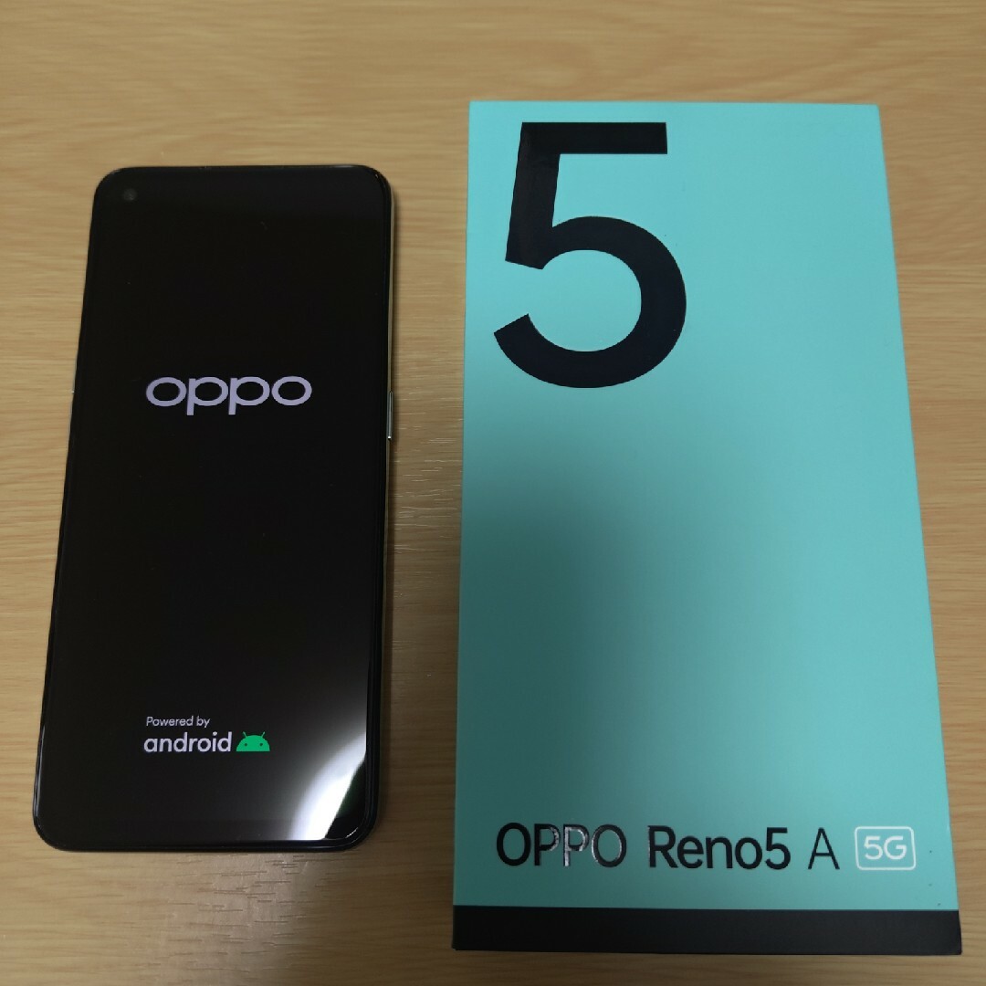 【未開封】OPPO Reno5A アイスブルー simフリー 5G