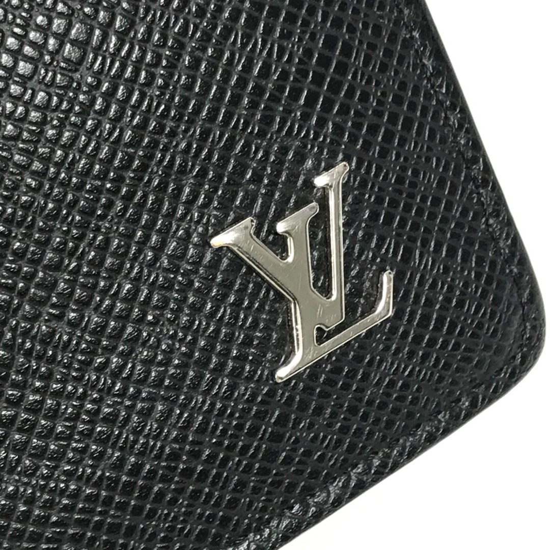 LOUIS VUITTON(ルイヴィトン)のルイヴィトン LOUIS VUITTON ポルトフォイユ ブラザ M30285 タイガ 2つ折り 長財布 タイガレザー ブラック メンズのファッション小物(長財布)の商品写真