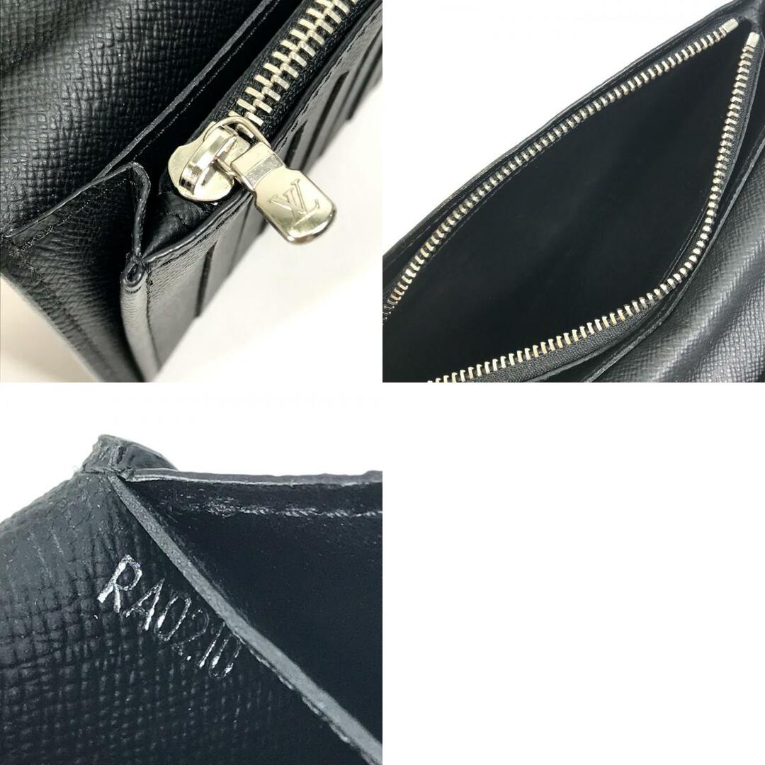 LOUIS VUITTON(ルイヴィトン)のルイヴィトン LOUIS VUITTON ポルトフォイユ ブラザ M30285 タイガ 2つ折り 長財布 タイガレザー ブラック メンズのファッション小物(長財布)の商品写真