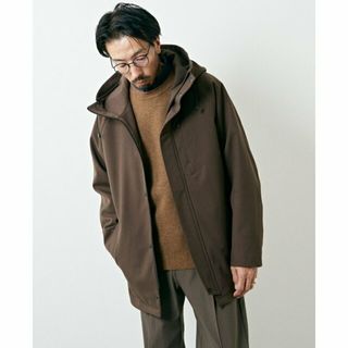 メンズメルローズ(MEN'S MELROSE)の【ブラウン】ボンディングツイルフーデットブルゾン(その他)