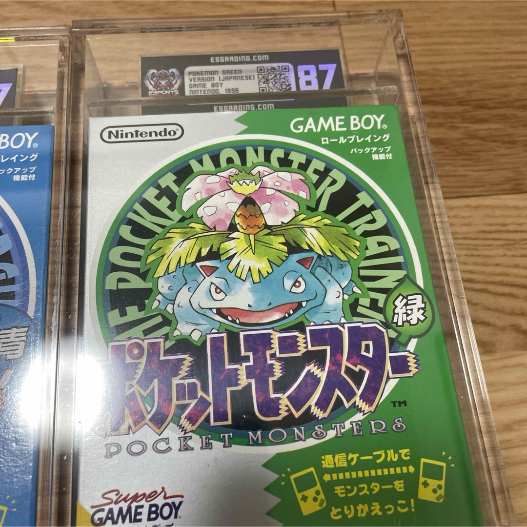 ESGRADING鑑定済み 任天堂 ゲームボーイ ポケットモンスター 緑-