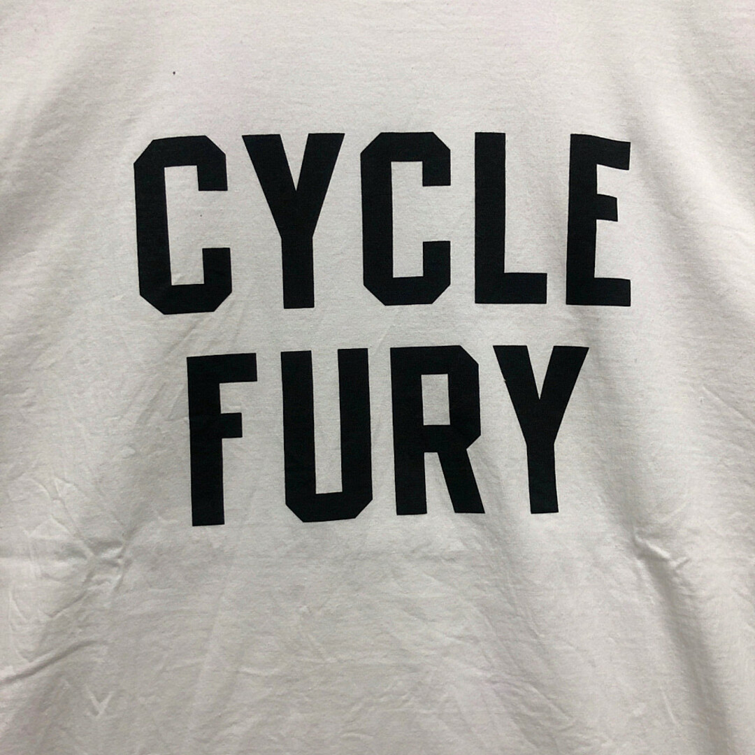 NEIGHBORHOOD ネイバーフッド CYCLE FURY 半袖Ｔシャツ ホワイト サイズL 正規品 / B4541