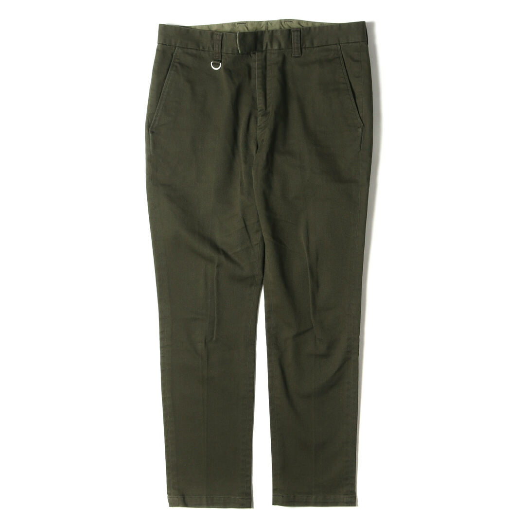 SOPHNET ソフネット パンツ サイズ:M 20AW ストレッチ コットンドリル スラックス パンツ WASHED STRETCH COTTON DRILL SLIM FIT SLACKS カーキ ボトムス ズボン 【メンズ】メンズ