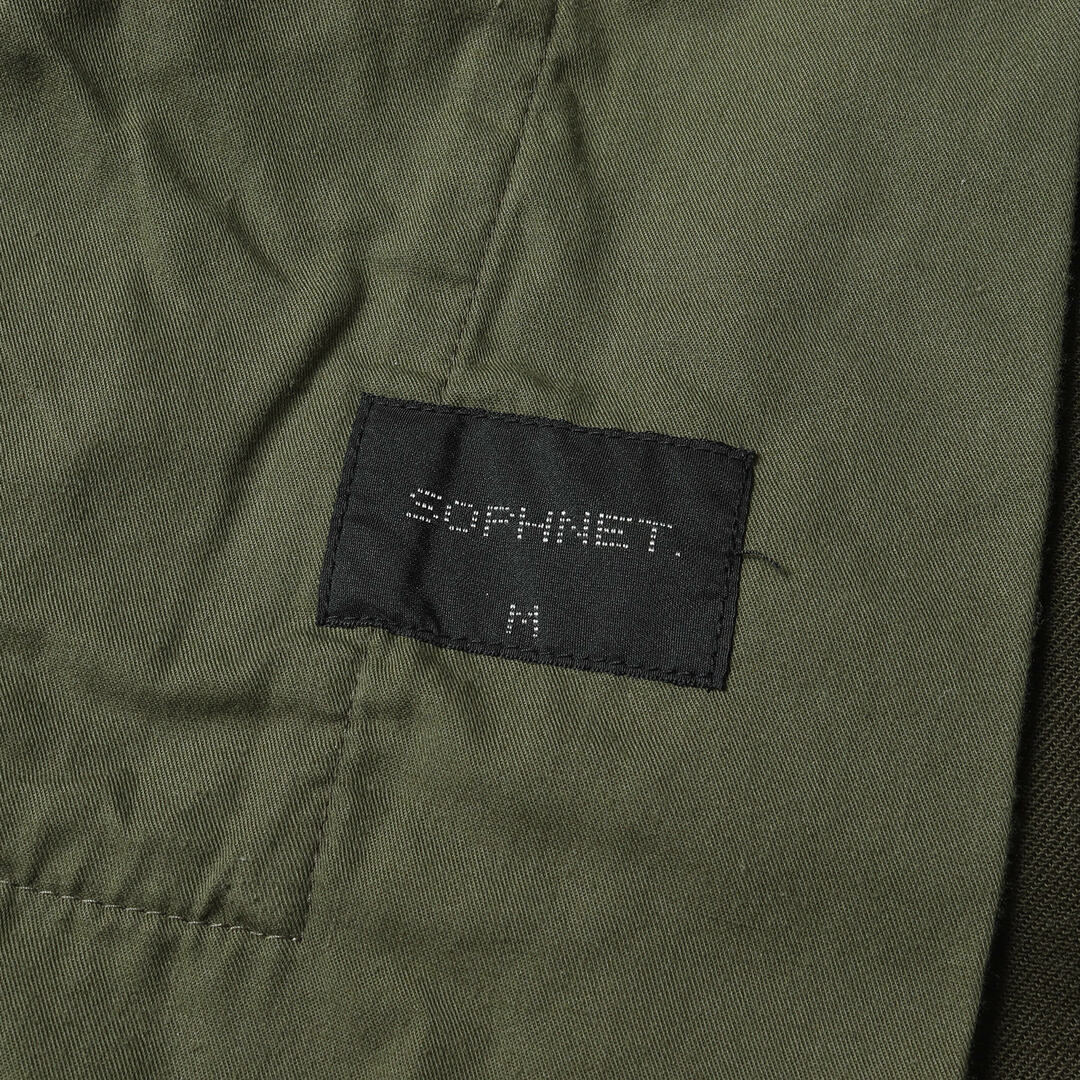 SOPHNET ソフネット パンツ サイズ:M 20AW ストレッチ コットンドリル スラックス パンツ WASHED STRETCH COTTON DRILL SLIM FIT SLACKS カーキ ボトムス ズボン 【メンズ】メンズ