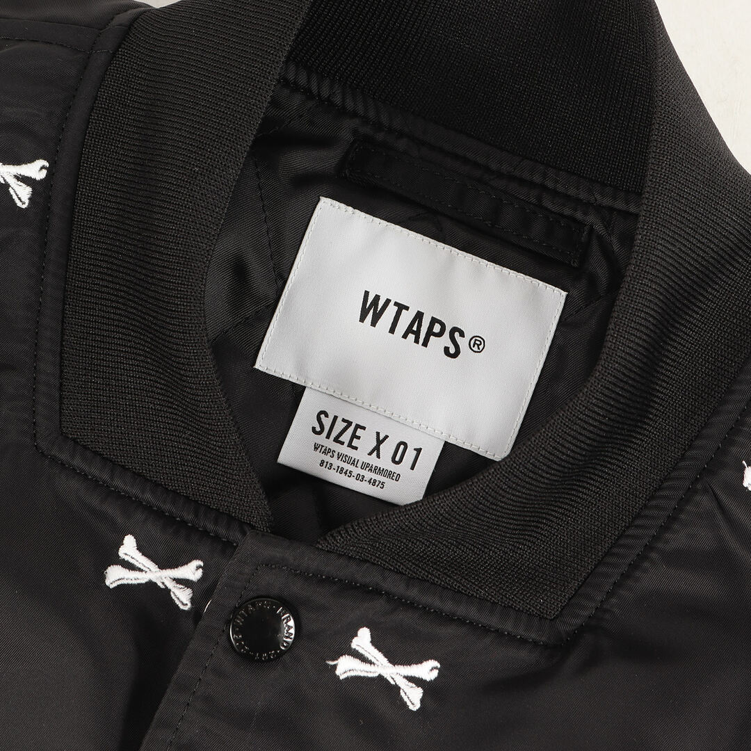 wtaps 22ss team jacket チームジャケット 黒 l ブラック