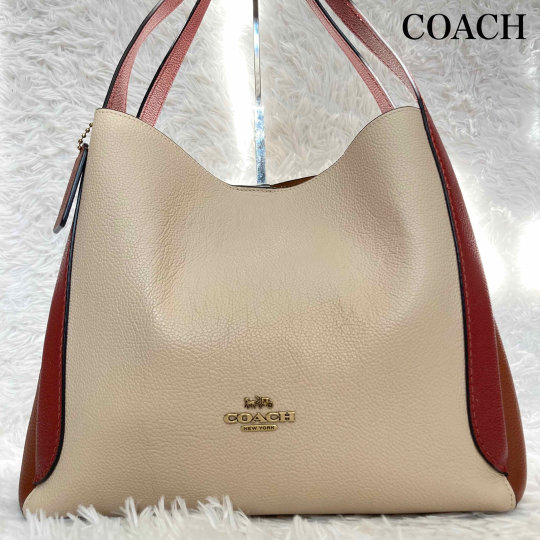 美品✨COACH ハドリー ホーボー カラーブロック ショルダーバッグ トート