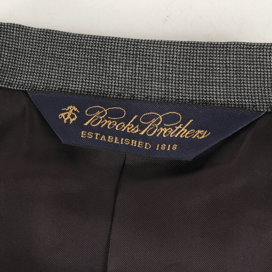 BROOKS BROTHERS ブルックスブラザーズ VITALE BARBERIS CANONICO ピンチェック ウール 2B テーラードジャケット&スラックス セットアップ スーツ REGENT グレー 41SHT 35W 【メンズ】