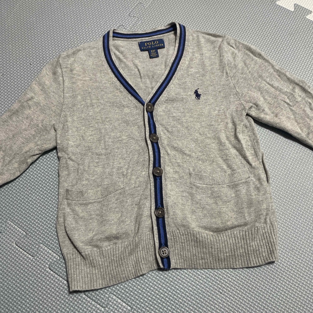 POLO RALPH LAUREN(ポロラルフローレン)の3T 100 カーディガン キッズ/ベビー/マタニティのキッズ服男の子用(90cm~)(カーディガン)の商品写真