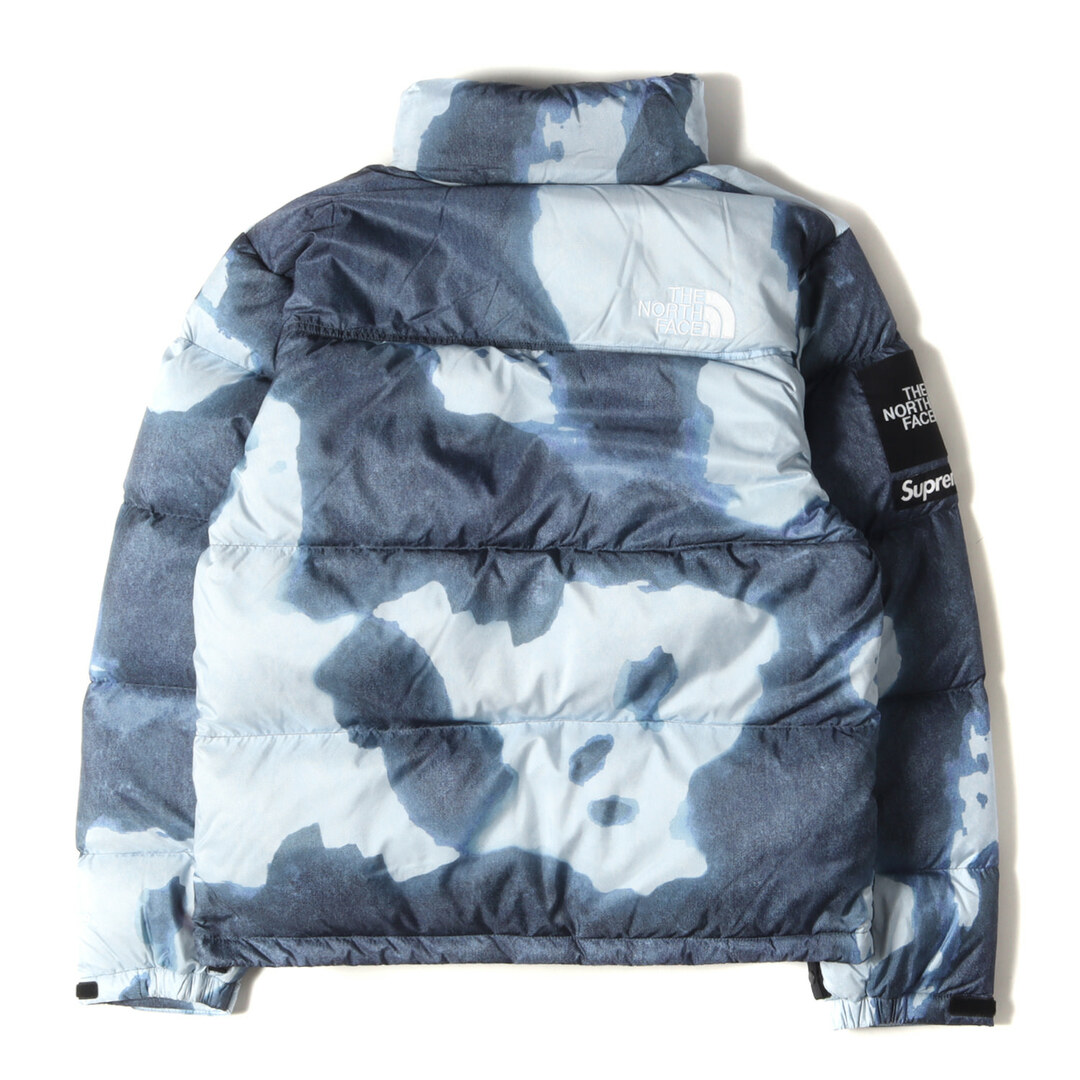 Supreme シュプリーム ジャケット サイズ:S 21AW THE NORTH FACE ノースフェイス ブリーチド デニム プリント ヌプシ  ダウン ジャケット Bleached Denim Print Nuptse Jacket ND52100I インディゴ アウター ブルゾン ...