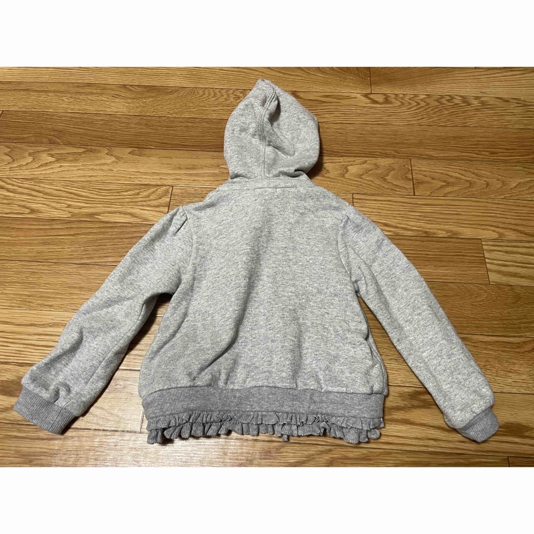 TOCCA(トッカ)の女児スウェットパーカー　TOCCA  100cm  グレー キッズ/ベビー/マタニティのキッズ服女の子用(90cm~)(ジャケット/上着)の商品写真