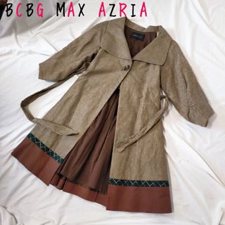 ビーシービージーマックスアズリア(BCBGMAXAZRIA)のBCBG MAX AZRIA ロングコート トレンチコート アウター(ロングコート)