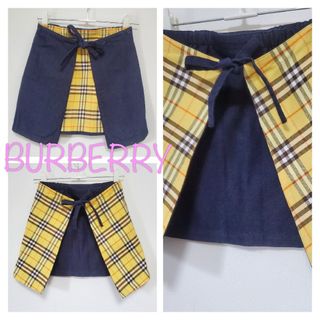 バーバリー(BURBERRY)の【120】美品　バーバリー　リバーシブル　スカート(スカート)