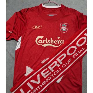 リーボック(Reebok)のLiverpool 2002-2003シーズン レプリカ＆タオルマフラー(ウェア)