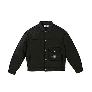 シュプリーム(Supreme)のSupreme / Stone Island Denim Trucker(Gジャン/デニムジャケット)