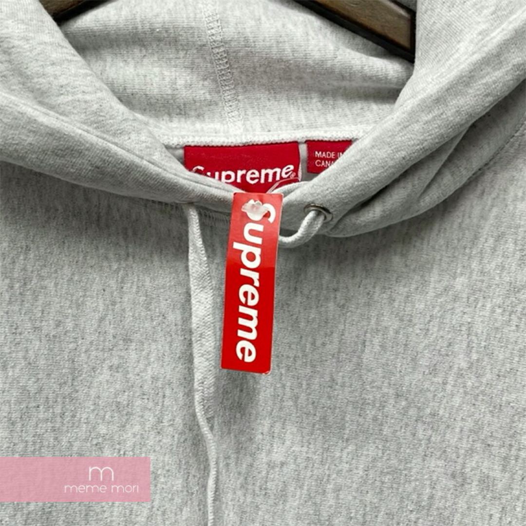 Supreme - Supreme 2018SS Sleeve Embroidery Hooded Sweatshirt Ash