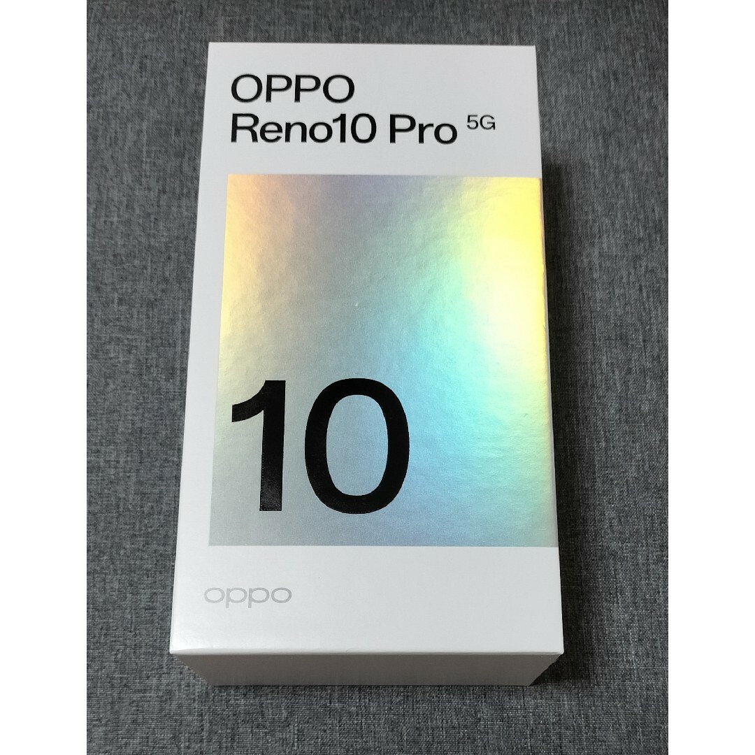 スマートフォン本体OPPO　Reno10 Pro 5G　シルバーグレー