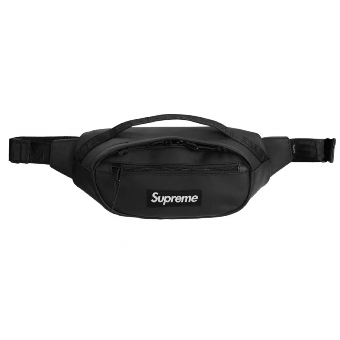 Supreme Leather Waist Bag "Black"