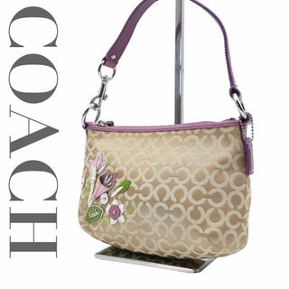 美品✨ COACH コーチ 2way  花柄 ハンドバッグ  F59445