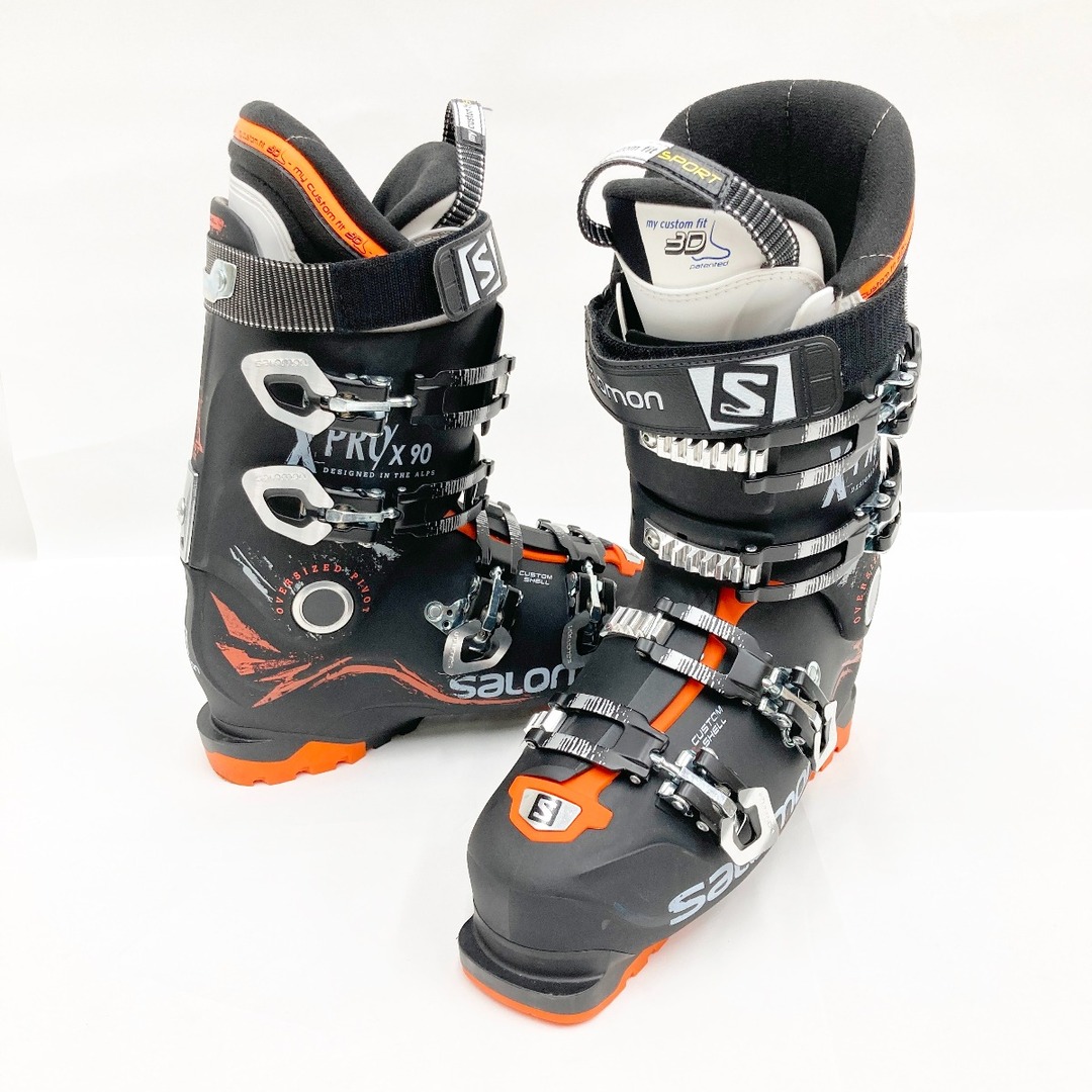 美品 Salomon X-Max 100 スキーブーツ サロモン 25cm 黒白