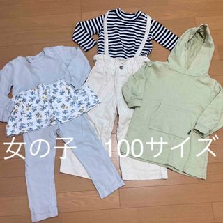 ユニクロ(UNIQLO)の女の子　まとめ売り　ズボン　100 グローバルワーク　しまむら　UNIQLO(Tシャツ/カットソー)