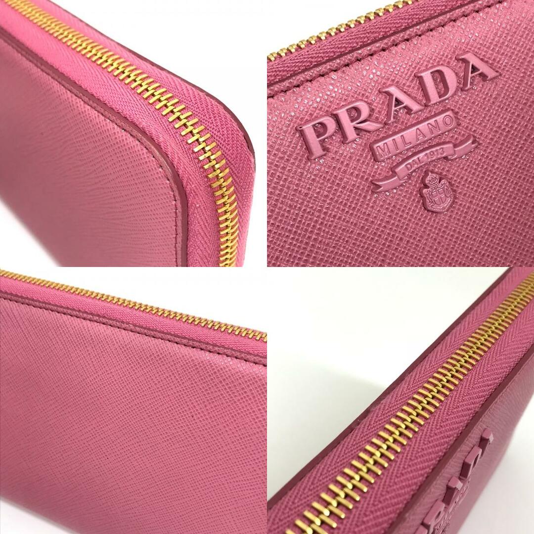 PRADA - プラダ PRADA サフィアーノ シャイン 1ML506 ロゴ PRADA - プラダ PRADA サフィアーノ シャイン 1ML506 ロゴ