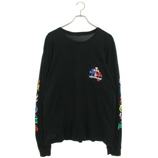 クロムハーツ(Chrome Hearts)のクロムハーツ  MLTCOL CEM CRS LS マルチセメタリークロスプリント長袖カットソー メンズ L(Tシャツ/カットソー(七分/長袖))