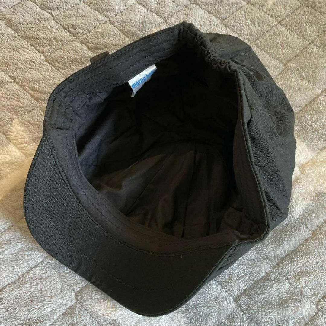 キャスケット　ハンチング　帽子　メンズ　オシャレ　ビッグサイズ　ブラック メンズの帽子(キャスケット)の商品写真