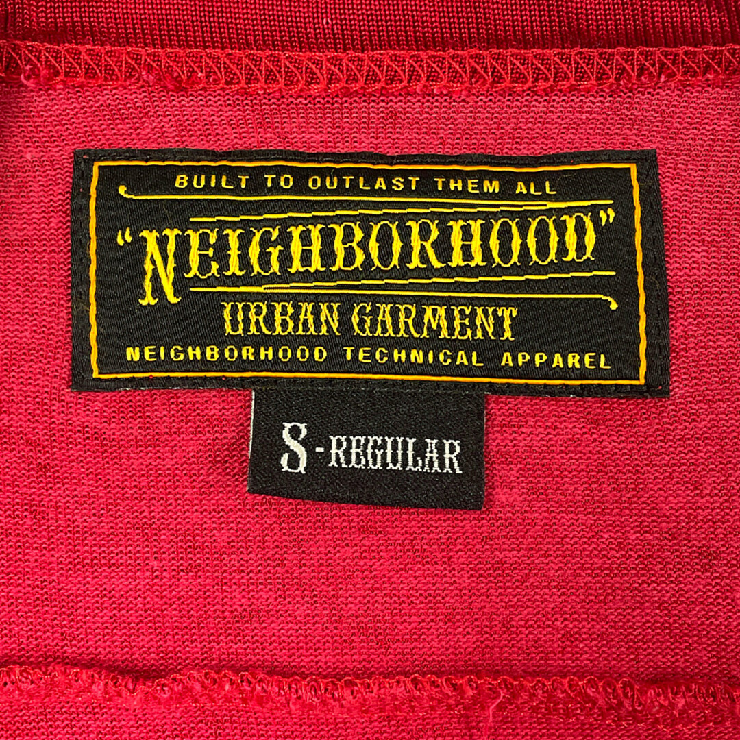 NEIGHBORHOOD(ネイバーフッド)のNEIGHBORHOOD ネイバーフッド DFL.FB/RC-CREW. 3Q フットボール カットソー レッド サイズS 正規品 / B4516 メンズのトップス(Tシャツ/カットソー(七分/長袖))の商品写真