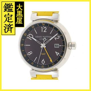 ルイヴィトン(LOUIS VUITTON)のルイ・ヴィトン タンブール GMT Q11550 自動巻き ラバー【434】(ラバーベルト)