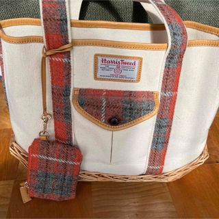 ハリスツイード(Harris Tweed)の値下げハリス　ツイード　かご トートバッグ(トートバッグ)