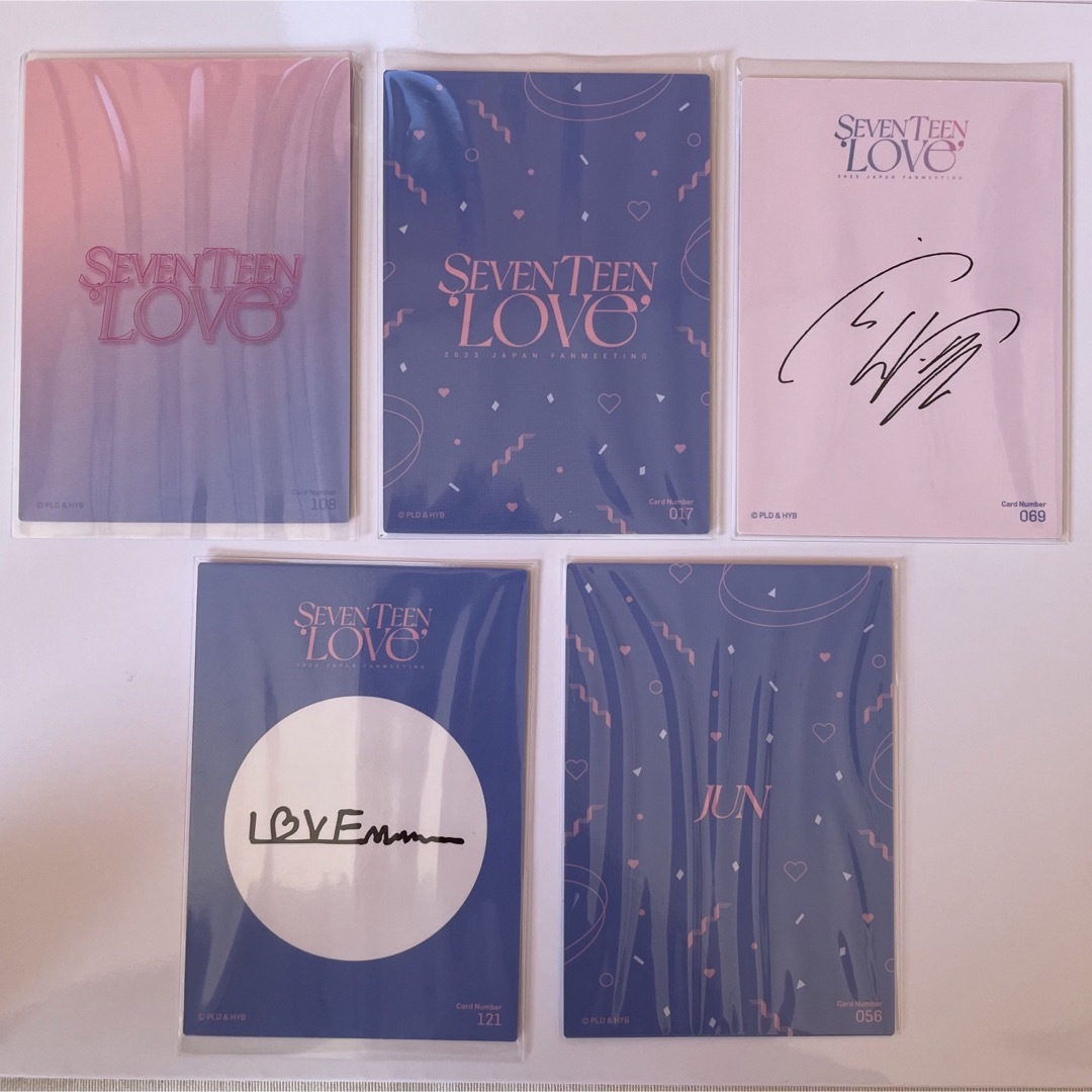 SEVENTEEN(セブンティーン)のジュン トレカ LOVEペンミ エンタメ/ホビーのCD(K-POP/アジア)の商品写真