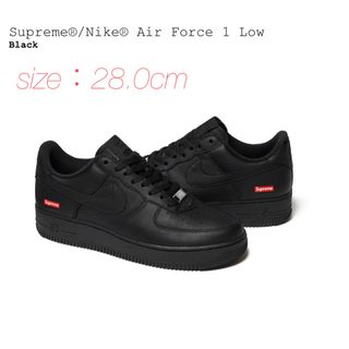 シュプリーム(Supreme)のSupreme /Nike Air Force 1 Low -Black-(スニーカー)