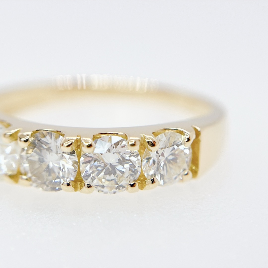 ダイヤモンド エタニティ ハーフエタニティ k18リング 指輪 ジュエリー レディースのアクセサリー(リング(指輪))の商品写真