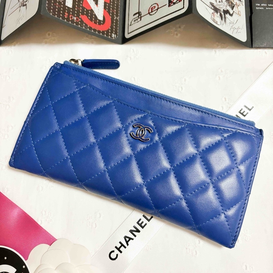 CHANEL(シャネル)の【専用】CHANEL シャネル マトラッセ スリムウォレット レディースのファッション小物(財布)の商品写真