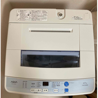 AQUA AQUA - 【けんけん様専用】洗濯機 AQUA AQW-S60D(W)の通販 by E's
